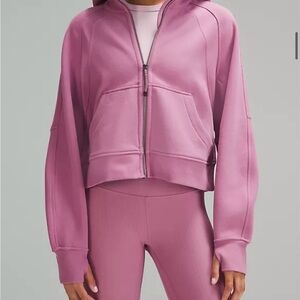 Lululemon Scuba Oversized Full Zip Hoodie Velvet  Dust